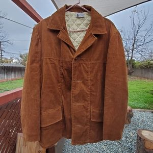 VINTAGE Corduroy Coat by Fingerhut Fashions. Size 46. XL. Brown. USA…